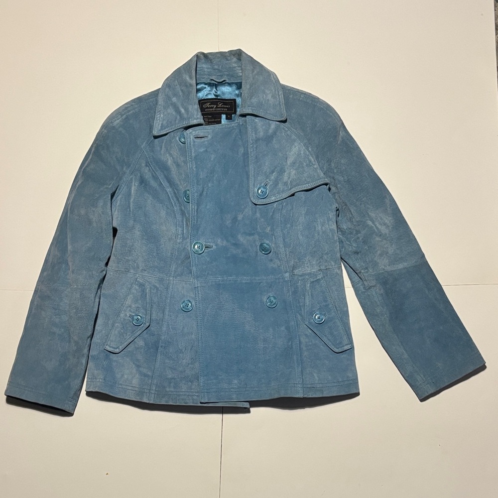 TERRY LEWIS CLASSIC LUXURIES LEATHER SUEDE JACKET SMALL